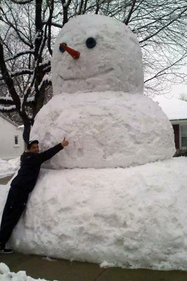 El muñeco de nieve más grande del mundo