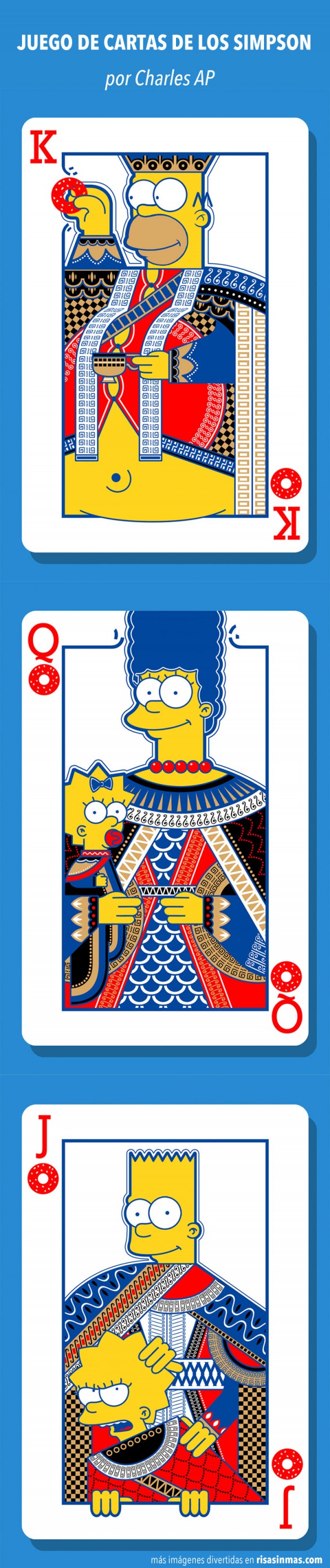 Juego de cartas de los Simpson