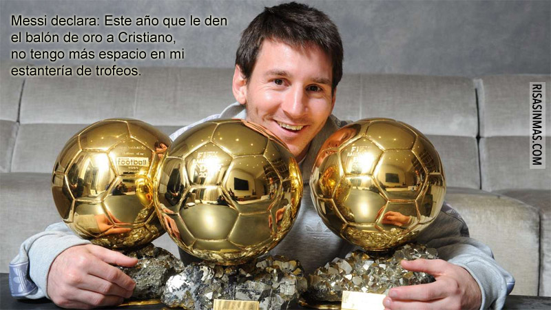 Messi no tiene espacio para más balones