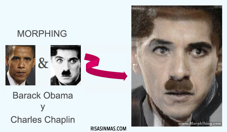 Morphing: Barack Obama y Charles Chaplin
