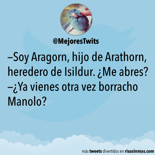 Soy Aragorn, hijo de Arathorn