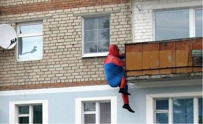 Spiderman en acción