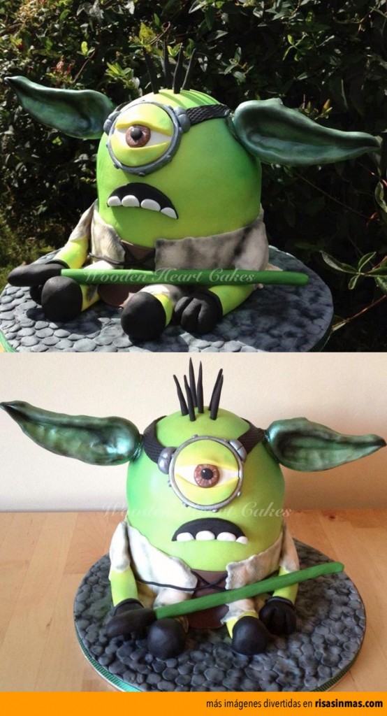Tarta de Minion Yoda