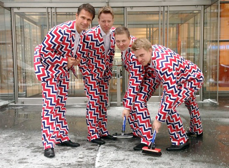Uniforme olímpico de Noruega de curling