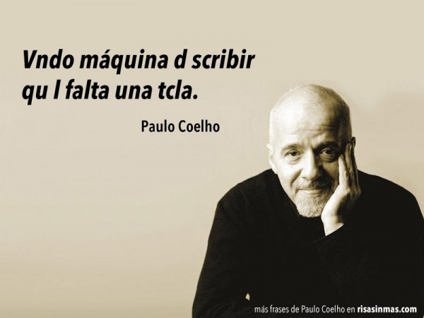 Coelho: vndo máquina d scribir