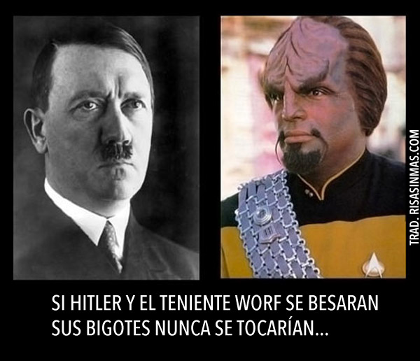 Hitler y el teniente Worf
