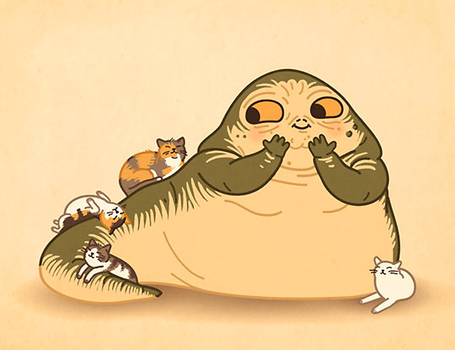 A Jabba le gustan los gatitos