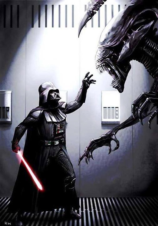Darth Vader vs Alien