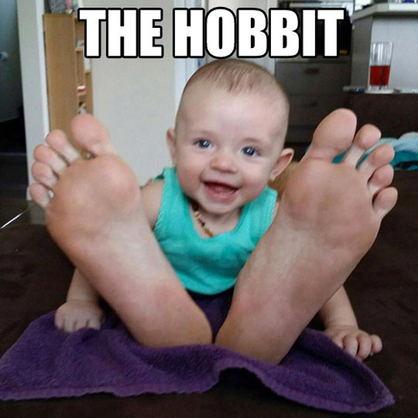 El hobbit de bebé