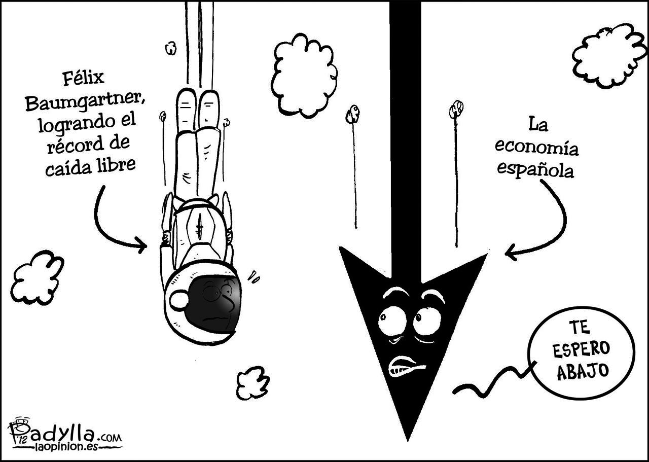 Felix Baumgartner vs. economía española