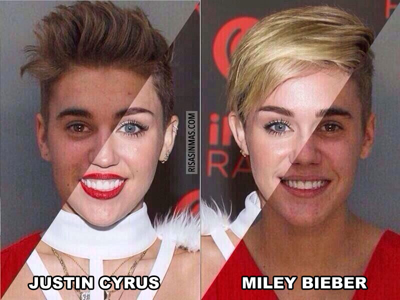 Justin Cyrus y Miley Bieber