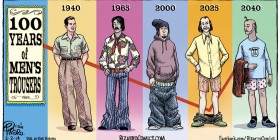 La evolución de los pantalones de hombre
