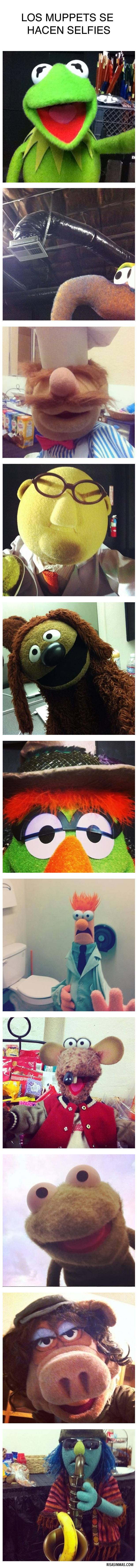 Los Muppets se hacen selfies