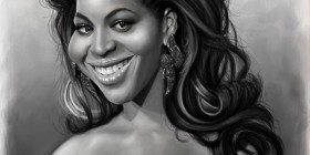 Caricatura de Beyoncé