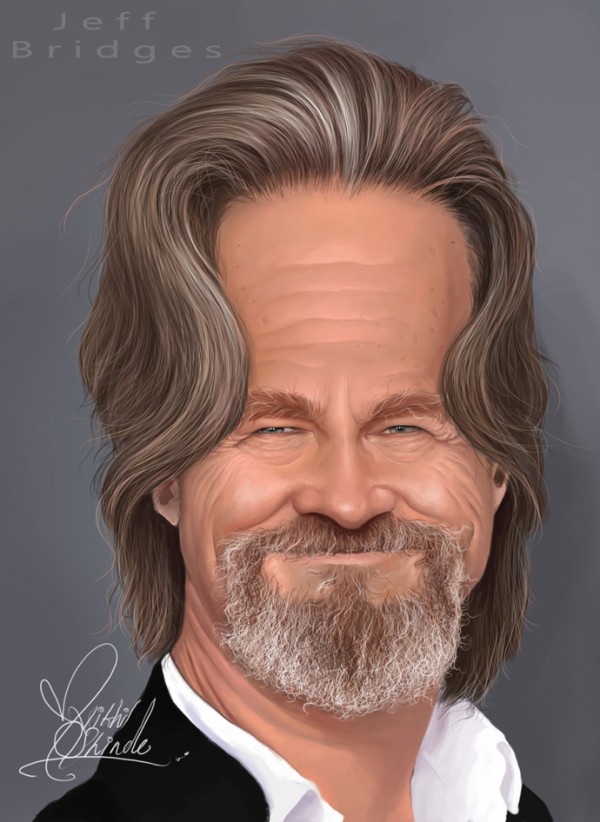 Caricatura de Jeff Bridges