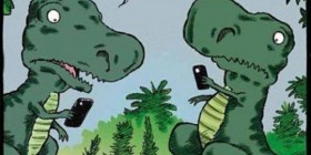 Dinosaurios y las selfies