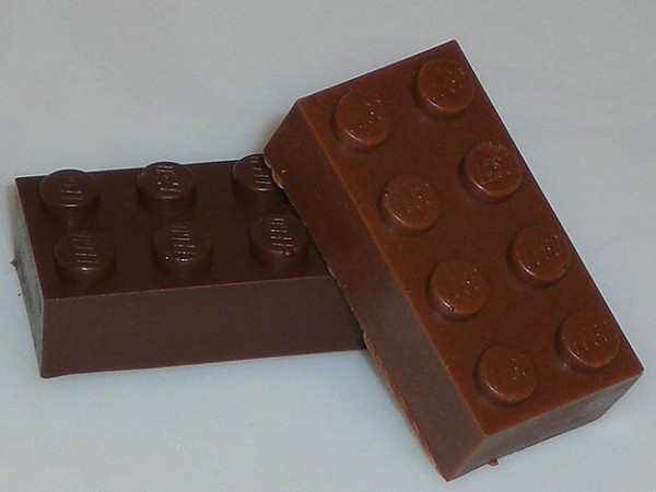 LEGO de chocolate