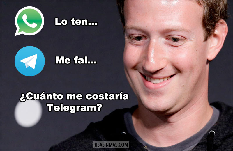 Mark Zuckerberg pensando en Telegram