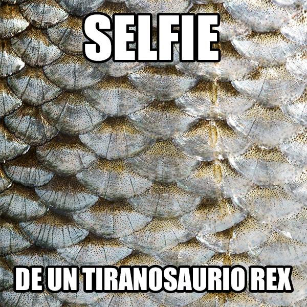 Selfie de un Tyrannosaurus Rex