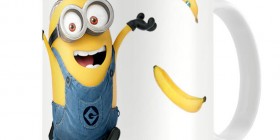 Taza de los Minion, bananas