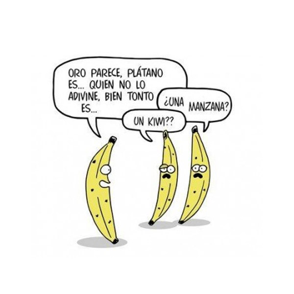Adivinanza entre plátanos
