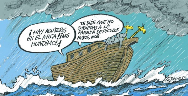 ¡Agujeros en el arca de Noé!