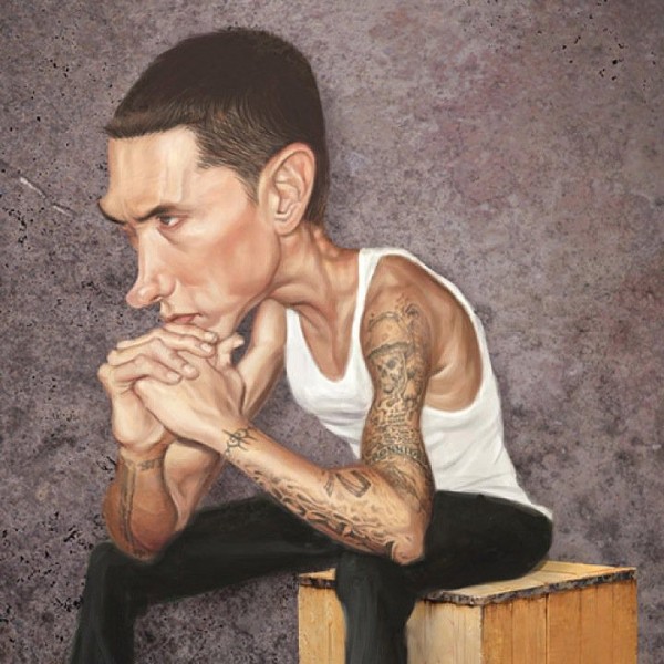 Caricatura de Eminem