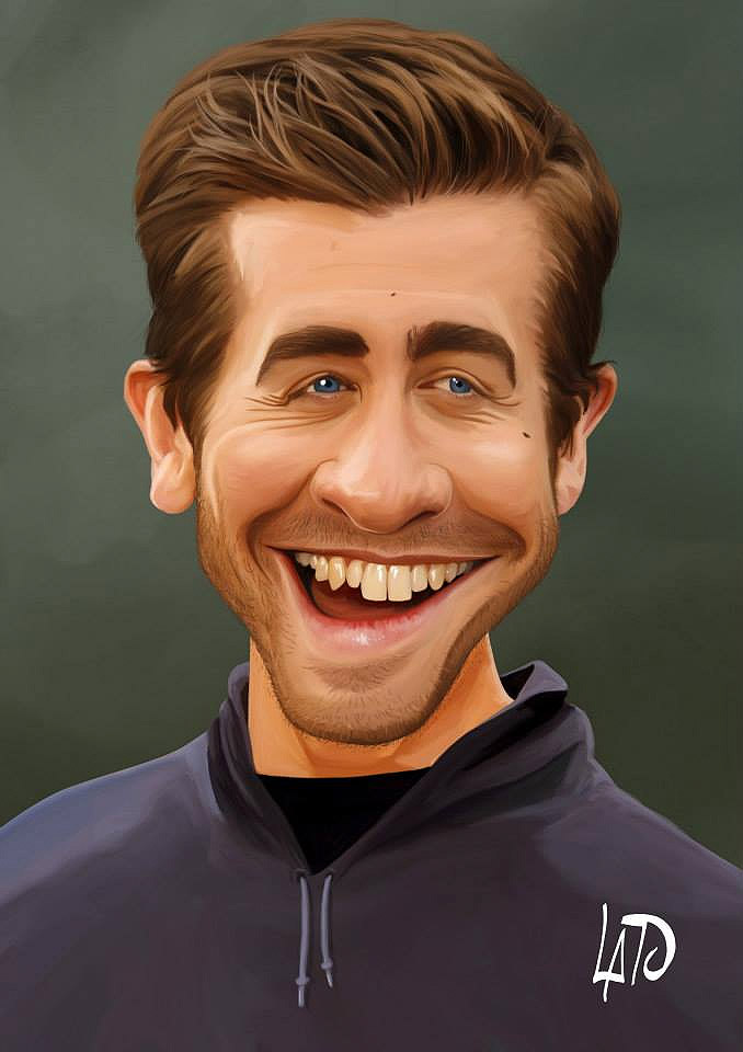 Caricatura de Jake Gyllenhaal