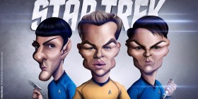 Caricatura de Star Trek
