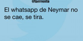 El whatsapp de Neymar