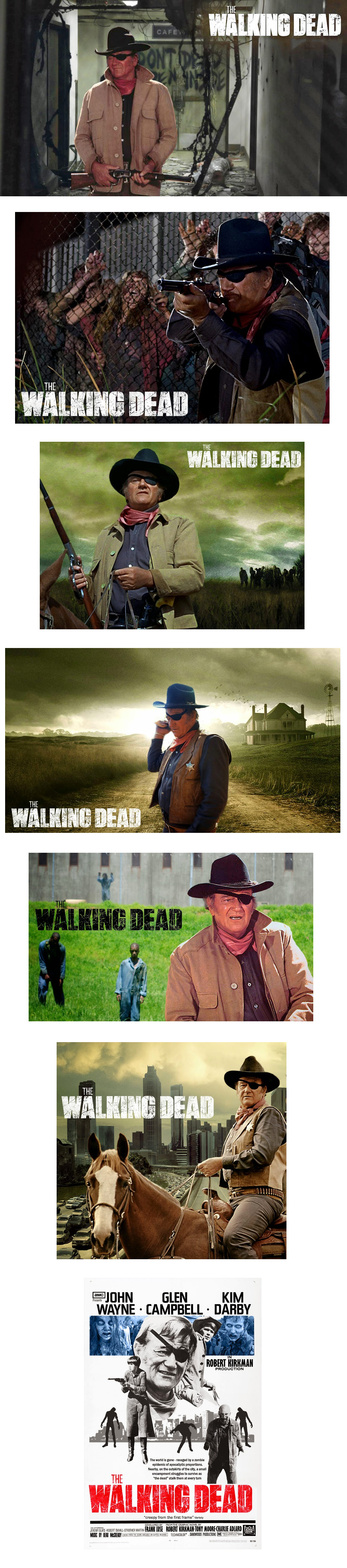 John Wayne protagonista en The Walking Dead