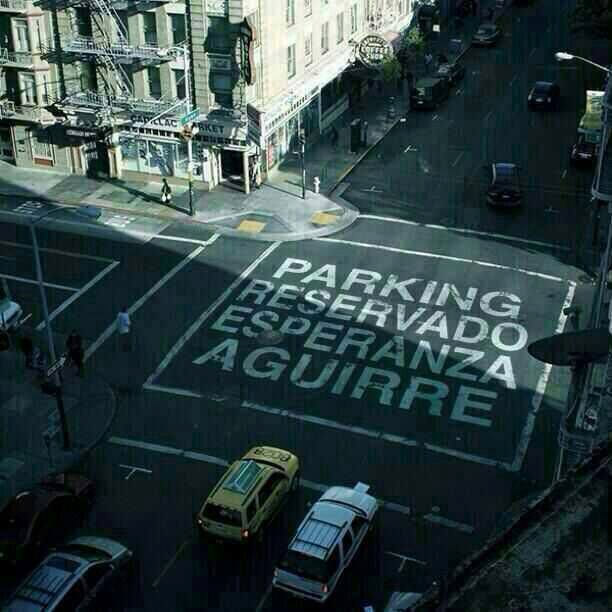 Parking de Esperanza Aguirre