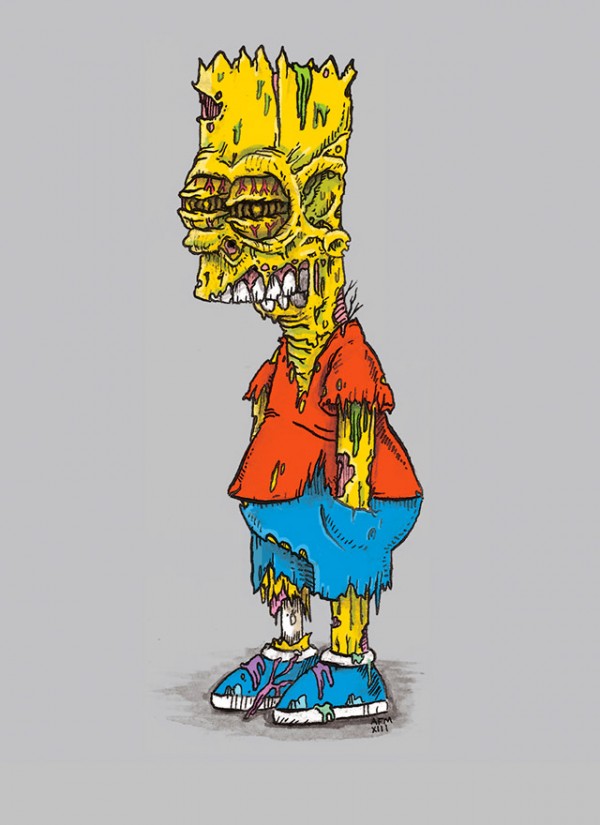 Bart Simpson zombie