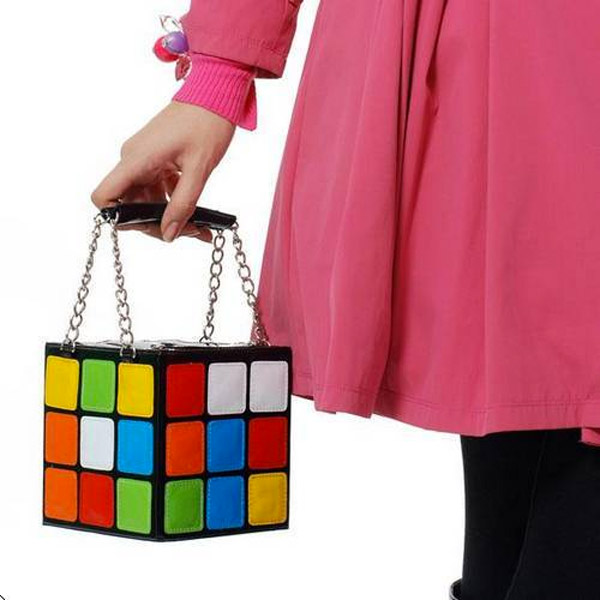 Bolso cubo de Rubik