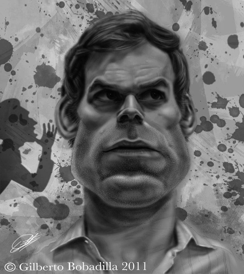 Caricatura de Dexter