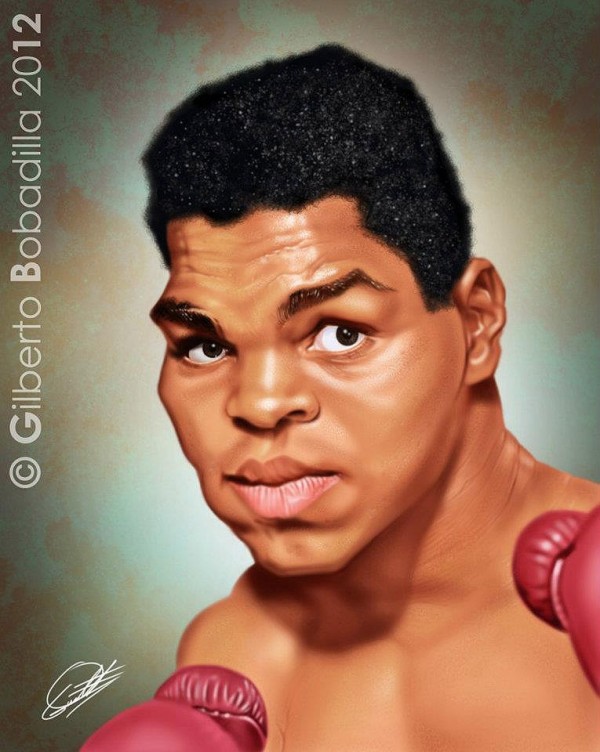 Caricatura de Muhammad Ali
