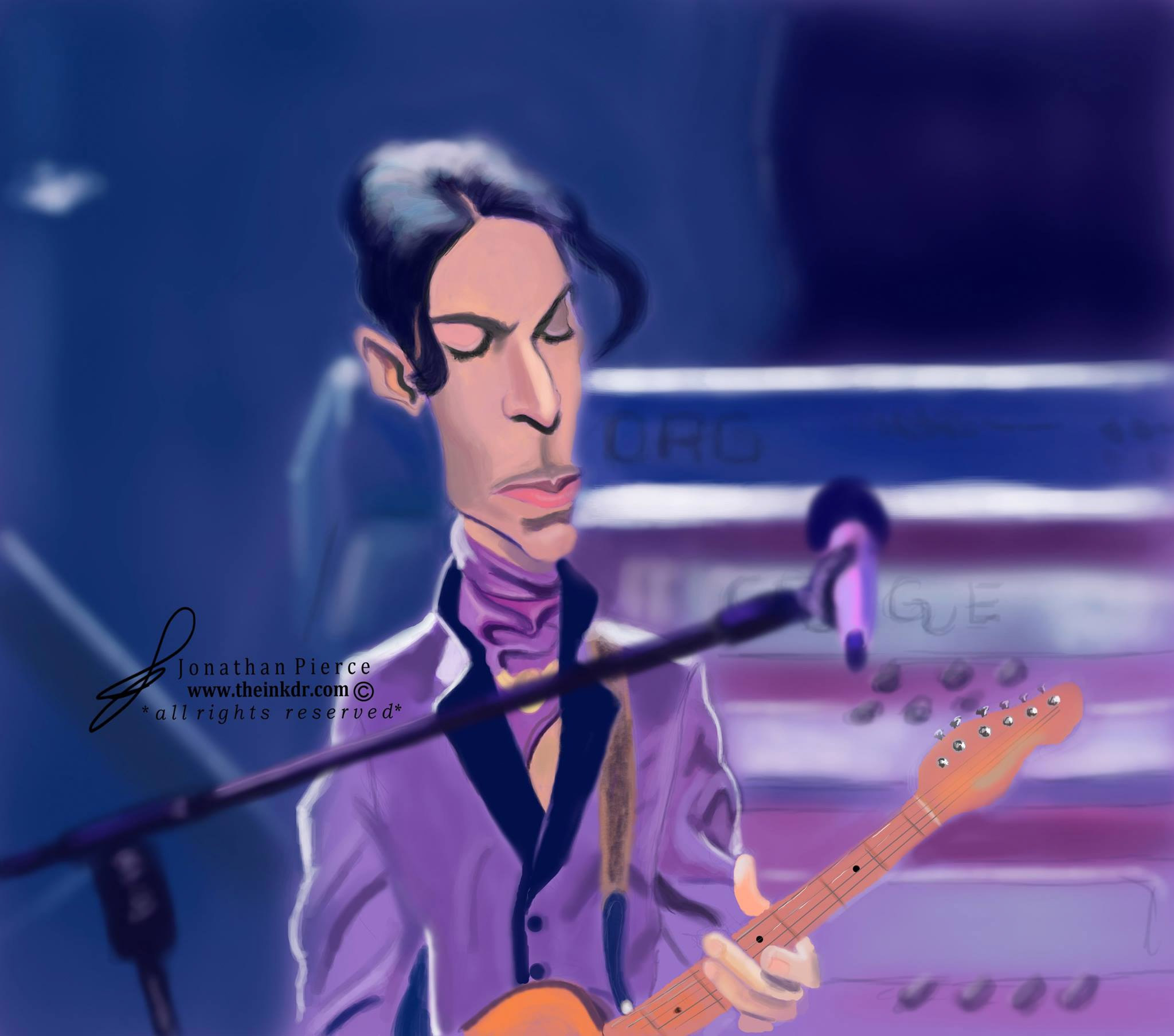 Caricatura de Prince
