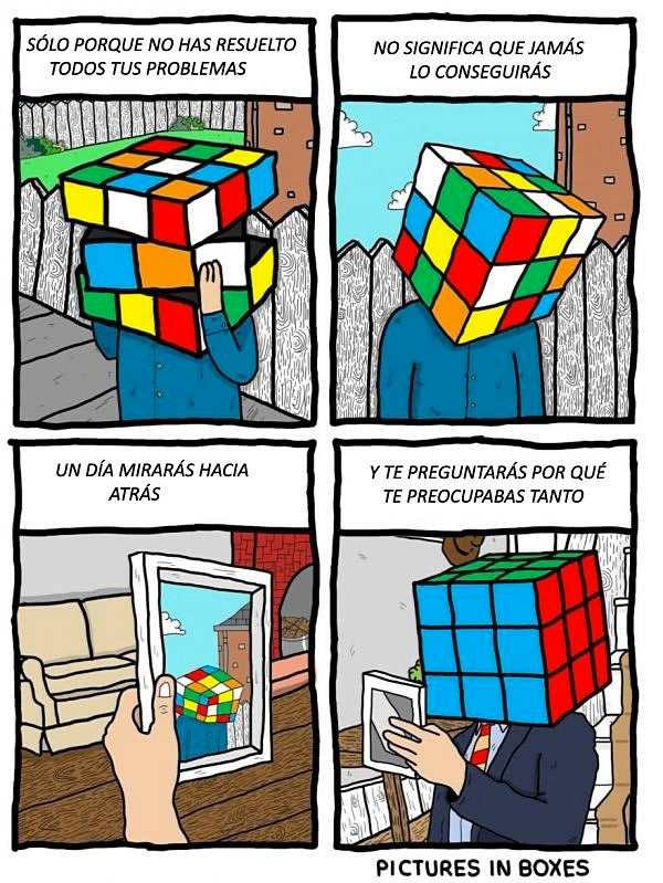 El cubo Rubik y la vida