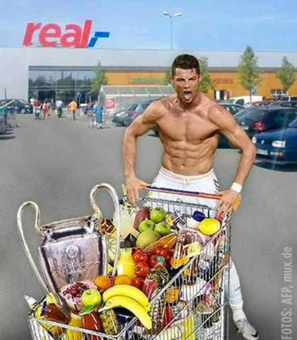 Cristiano Ronaldo de compras