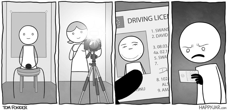 La foto del carnet de conducir