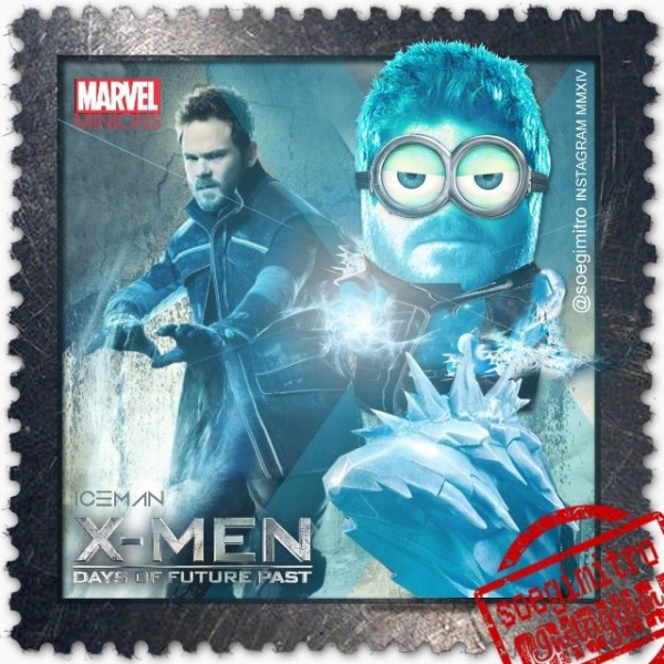 Minion El Hombre de Hielo de X-Men