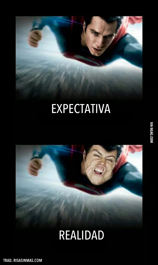 Superman, expectativa y realidad