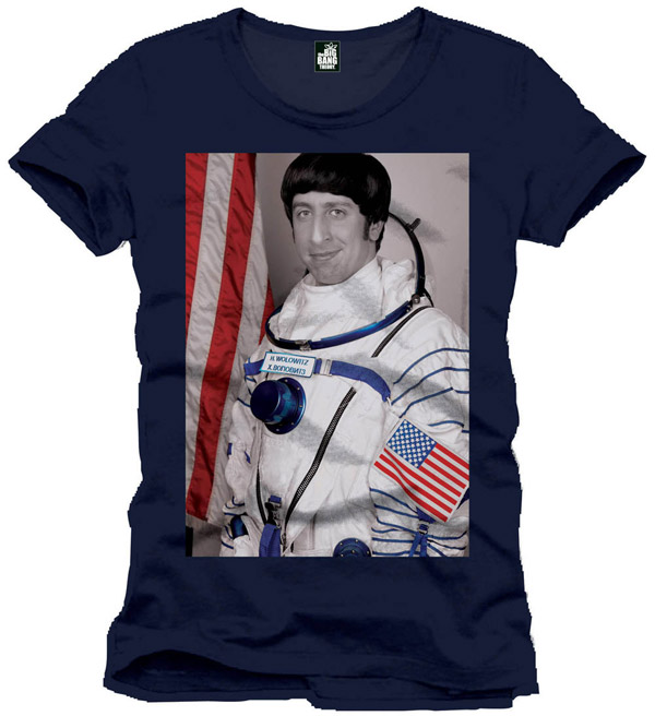 Camiseta Howard Joel Wolowitz astronauta