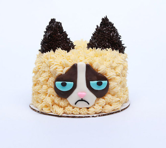 La tarta de Grumpy cat