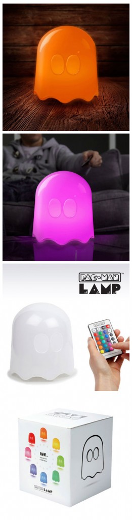 Lámpara fantasma de Pac-Man.