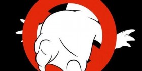 Logo de Ghostbusters desde otra perspectiva