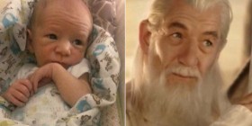 Parecidos razonables: Gandalf y bebé