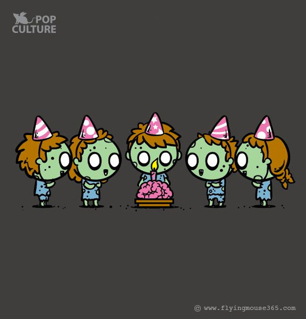 Fiesta de cumpleaños zombie