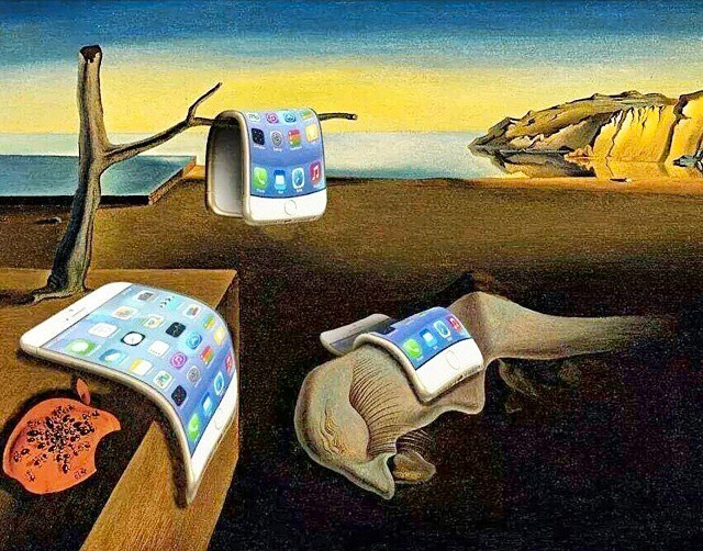 Dalí ya conocía el iPhone 6 plus