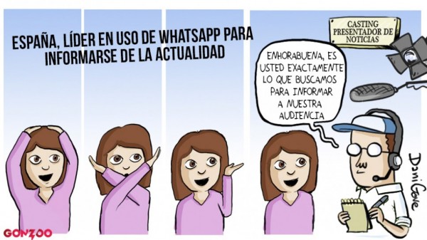 España, líder en uso de WhatsApp